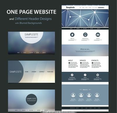 网站模板图片在网页和网站设计中的关键作用