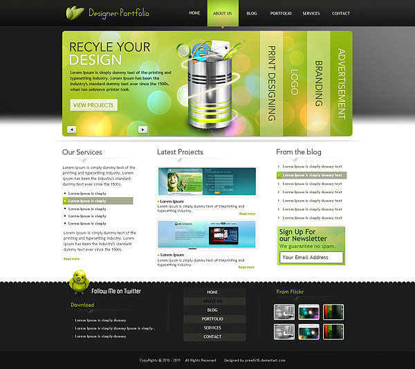 国外优秀网页设计作品欣赏